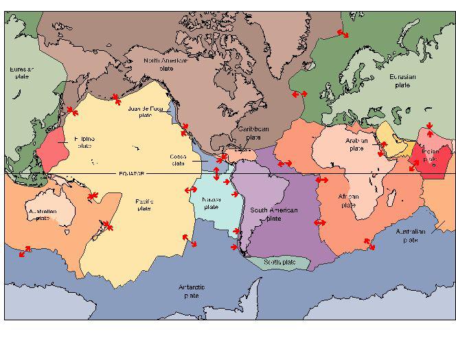 האם העובי של הלוחות הטקטוניים אחיד, והאם ייתכן שינוי עובי בלוח אחד?