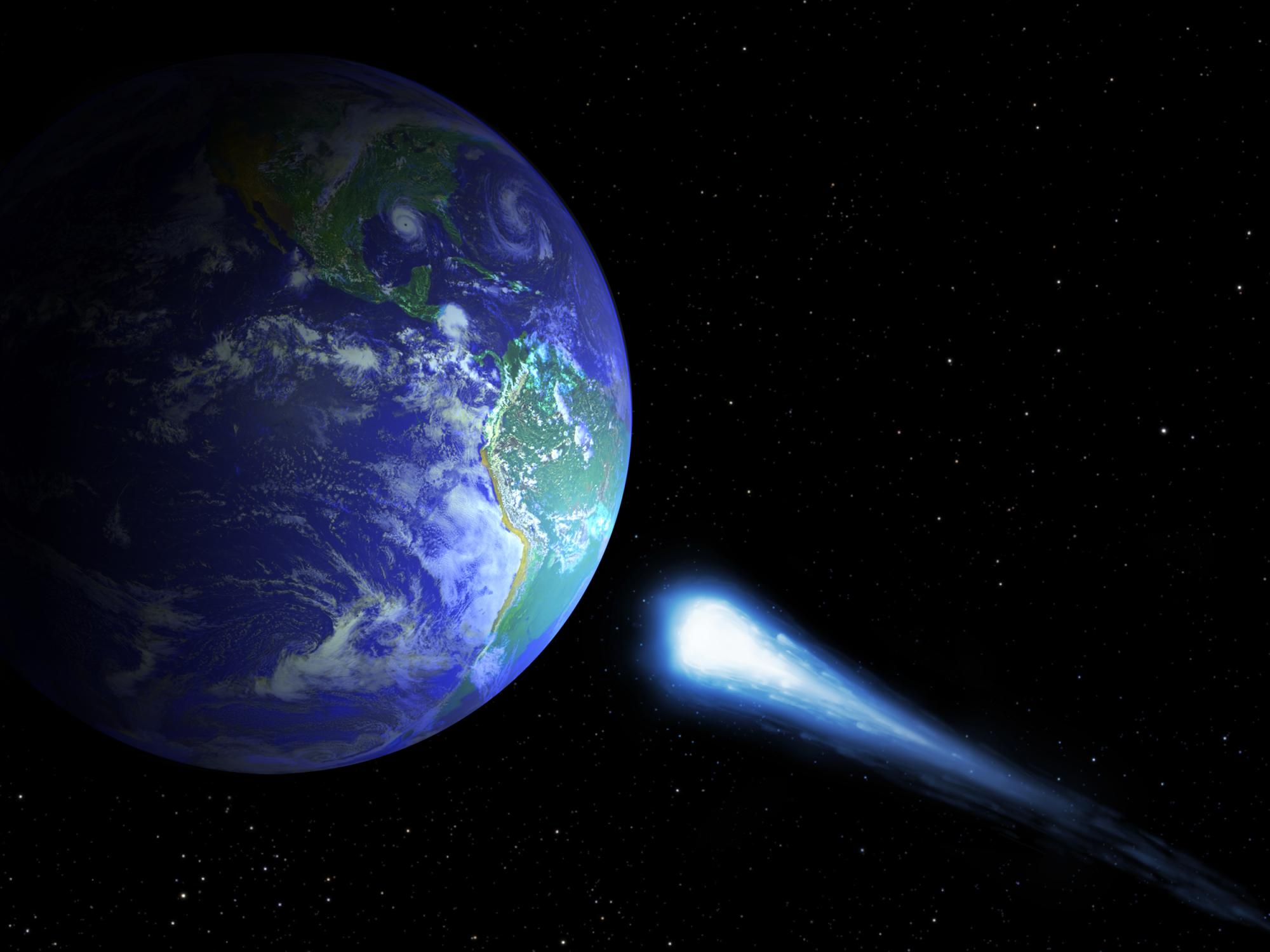 אסטרואיד מימיי, ומקור המים על כדור הארץ