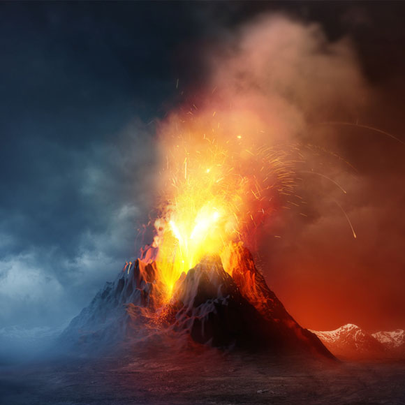 הר געש של קצף