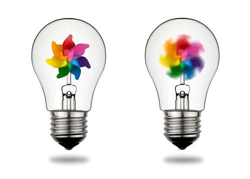 שבשבת שמסתובבת בתוך כוס אטומה