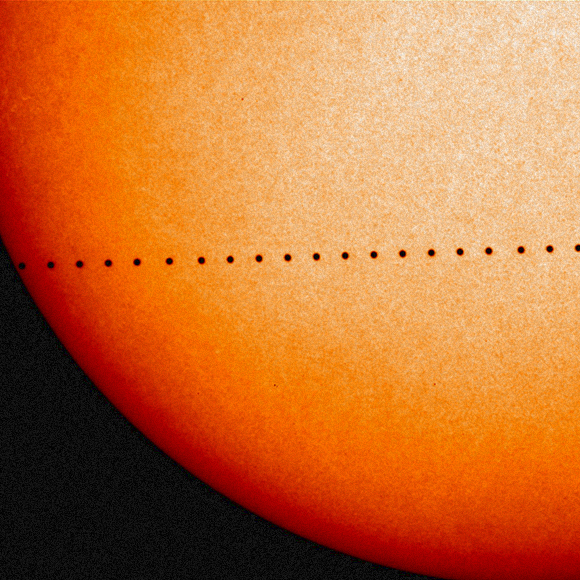 נקודה שחורה: המעבר של מרקורי לפני השמש