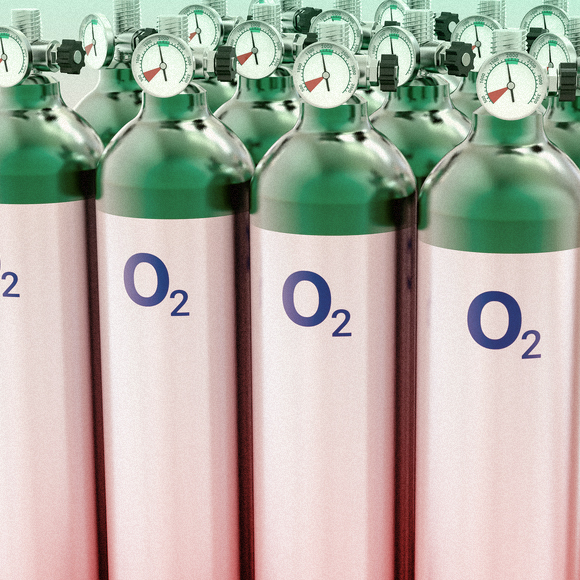 מדידת ריכוז החמצן באוויר באמצעות שריפה ללא אש