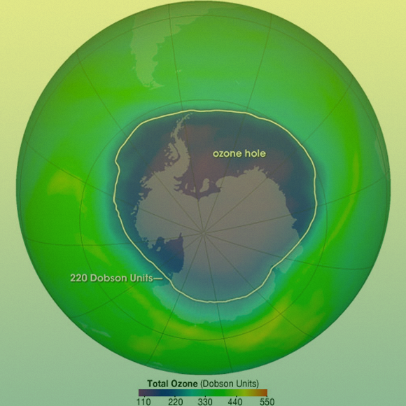 מה קרה לחור באוזון?