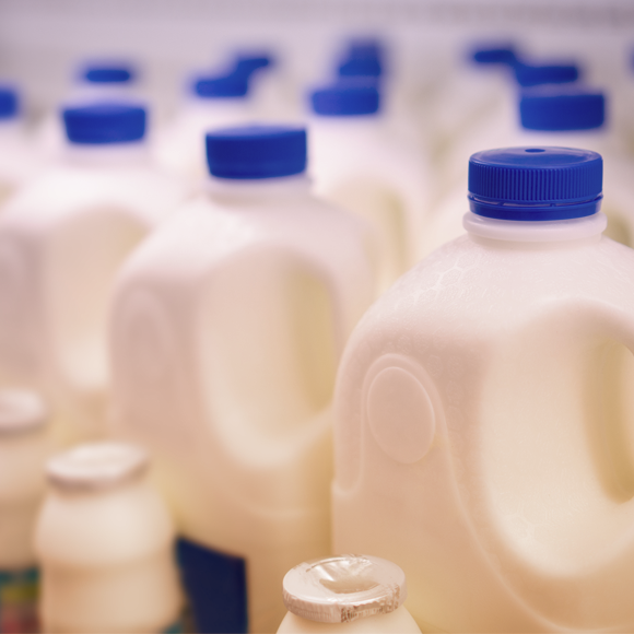 חלב בטעם של נורת LED