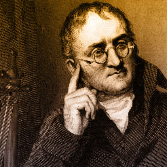 עיוור הצבעים שגילה את האטום