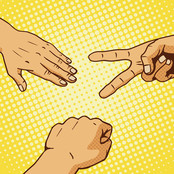 אבן נייר ומספריים, המנצח בין השניים הוא… שימפנזה