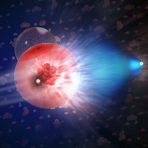 החלקיק ש(אולי) גילה את מקור הקרינה הקוסמית