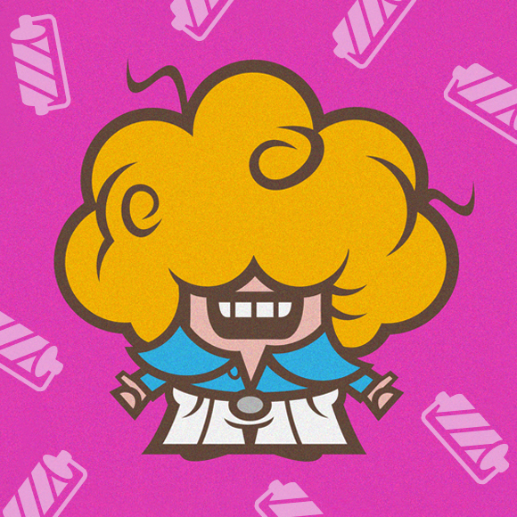 איך שתלתל מסתלסל לו