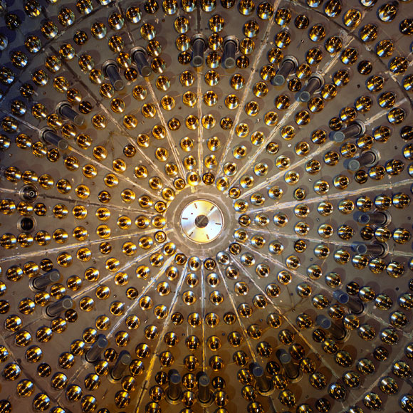 הגלאי העצום של החלקיק הזעיר