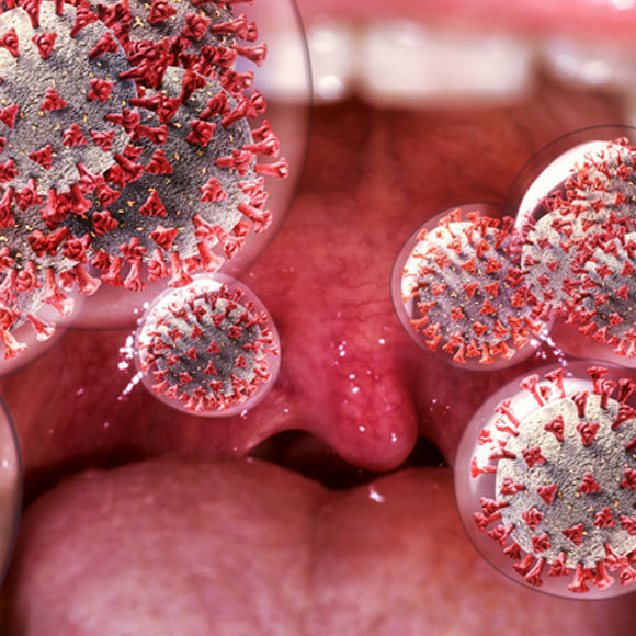 קורונה במרחק יריקה