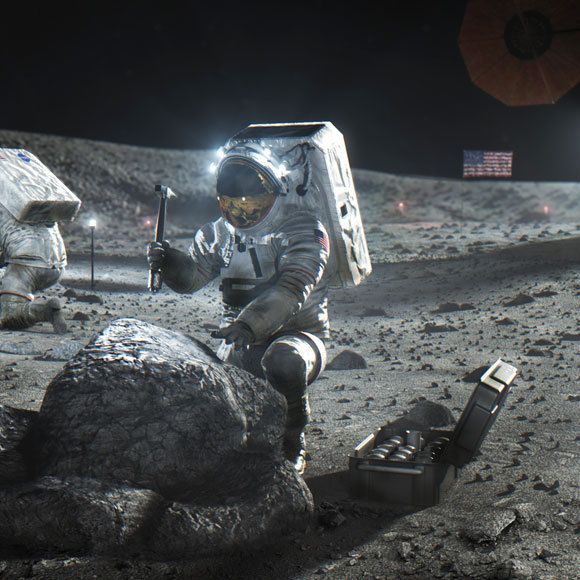 הרכב שינחית בני אדם על הירח