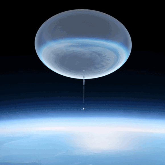 טלסקופ על בלון בגודל אצטדיון