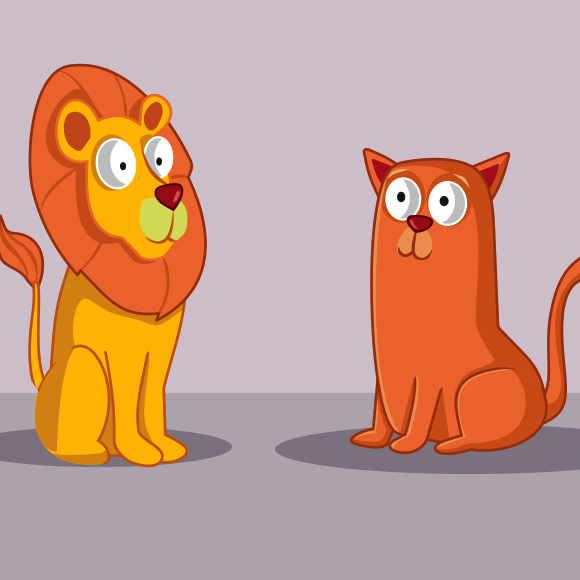 אריה הוא לא סוג של חתול