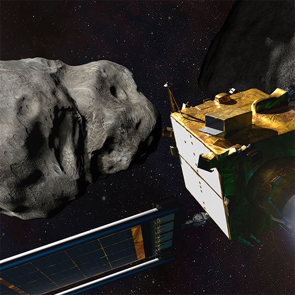 First Test at Planetary Defense Against an Asteroid