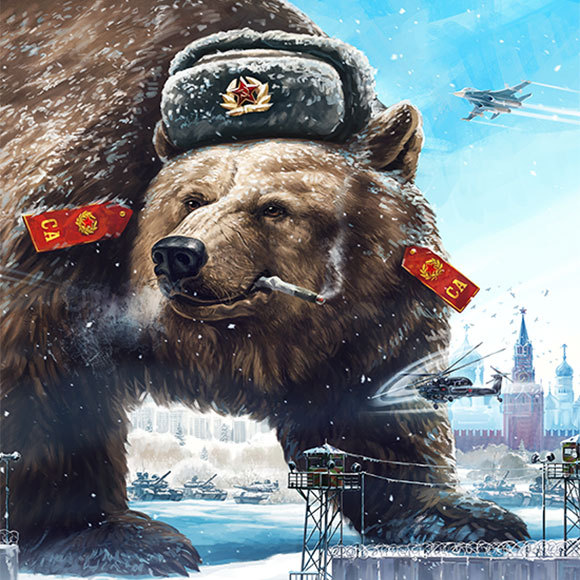 הדוב הרוסי וחיות נוספות