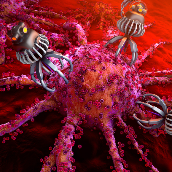 בפיתוח: רובוט חיידקי שיילחם בסרטן