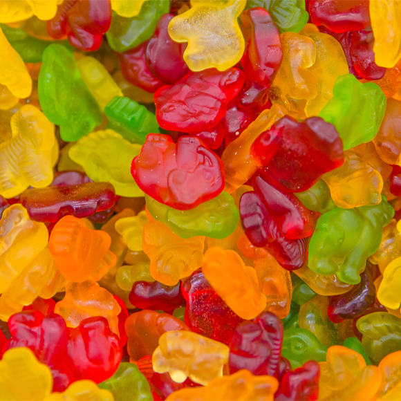 סוכריות גומי מהמיקרוגל