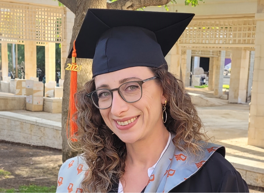 כל מי שהכיר אותה היה משוכנע שתגיע רחוק. ד"ר ליליה גורביץ'-וסילקובסקי בטקס קבלת תואר הדוקטור באוניברסיטת בן גוריון | צילום באדיבות המשפחה