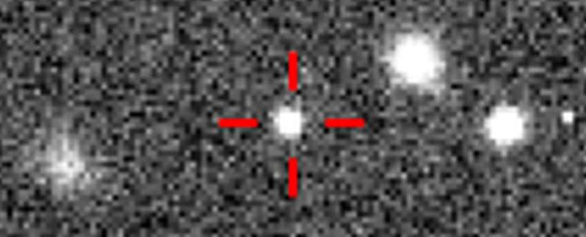 זה כנראה כוכב לכת ננסי בקוטר 700 קילומטר, שמקיף את השמש ב-25 אלף שנות ארץ. 2017 OF201 כפי שצולם בטלסקופ CFHT | מתוך מאמר המחקר