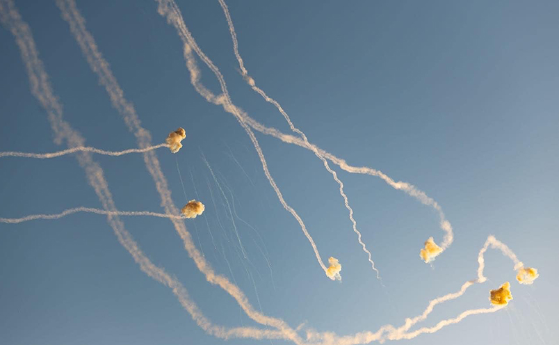 מערכות שעמדו במבחנים מבצעיים רבים. יירוט טילים במבצע "עלות השחר", 2022 | צילום: יחידת דובר צה"ל 