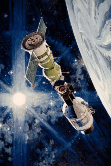 לחיצת היד ההיסטורית בחלל