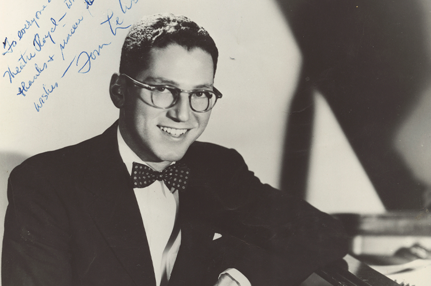 את תהילתו הוא קנה בשיריו שופעי הסאטירה וההומור. טום לרר, 1958 | ויקימדיה, Bruno of Hollywood, FunnyMath