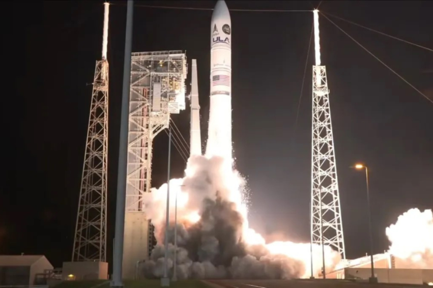 לא קרובים לתחרות עם ספייס אקס. שיגור טיל וולקן קנטאור עם לוויין הניווט של חיל החלל האמריקאי משוגר השבוע ממרכז החלל בקייפ קנאוורל | צילום: ULA