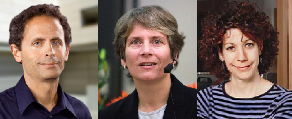 מימין: באסלר, ברטוצי וקרוואט | צילומים: National Science Foundation, Armin Kübelbeck, Wikipedia, Scripps Institute