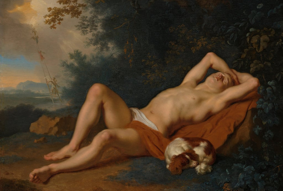 רישום גלי המוח ב-EEG מאפשר לזהות את השלבים במחזור השינה ולהעיר את הנבדק במהלכם, כדי לברר אם חלם ומה ראה בחלום. נבדקת עם אלקטרודות של EEG | צילום: AJ PHOTO / HOP AMERICAIN / SCIENCE PHOTO LIBRARY