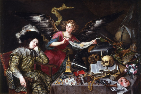 לא ברור באיזו מידה ובאילו תנאים גירויים חיצוניים עשויים להשפיע על תוכן החלומות. "חלומו של האביר", של הצייר הספרדי אנטוניו דה פרדה, 1650 | מקור: ויקיפדיה, נחלת הכלל