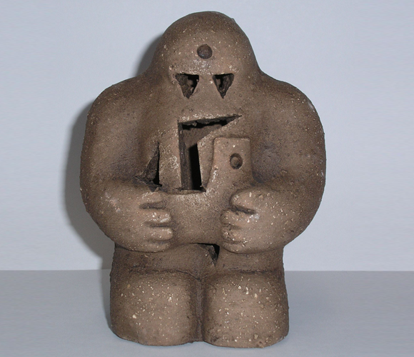 פסלון ניאו-קוביסטי של הקדם-רובוט היהודי | מקור: ויקיפדיה, נחלת הכלל