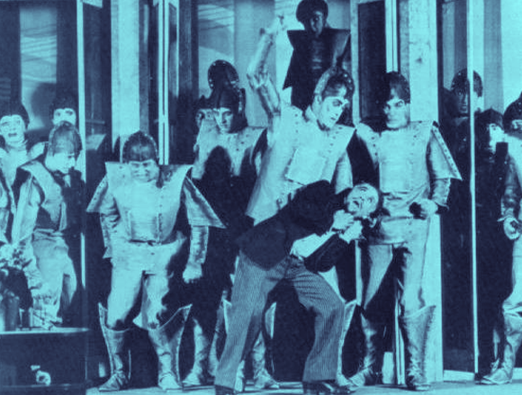 סצנת הסיום של המערכה השלישית במחזה | מקור: ויקיפדיה, נחלת הכלל