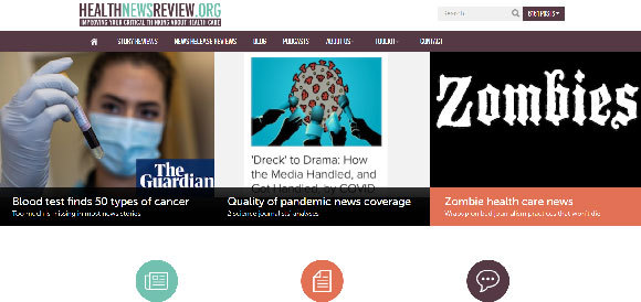 האם המדע בכתבה מדויק? | צילום מסך מהאתר HealthNewsReview