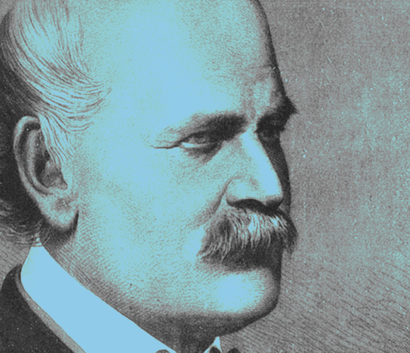 רק שנים אחרי שהוכה למוות בבית חולים פסיכיאטרי, הכיר הממסד הרפואי בצדקתו. זמלוייס | מקור: ויקיפדיה