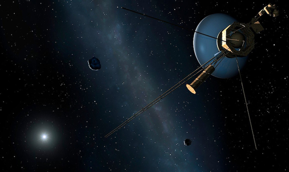 מסע של יותר מ-40 שנה אל הקצה המרוחק של מערכת השנש. הדמיה של חללית וויאג'ר | מקור: NASA