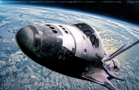 עידן של הצלחות כבירות ומשימות פורצות דרך, לצד אסונות כבדים. מעבורת החלל אטלנטיס במשימה | צילום: NASA