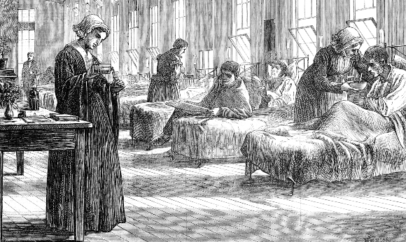 בית חולים לחולי אבעבועות שחורות בלונדון, 1871 | מקור: OXFORD SCIENCE ARCHIVE / HERITAGE IMAGES / SCIENCE PHOTO LIBRARY