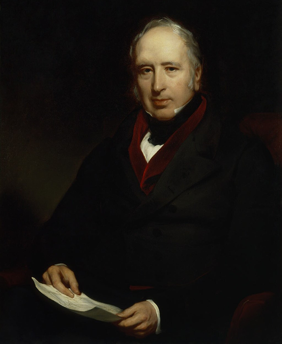 ג'ורג' קיילי, דיוקן שצייר הנרי בריגס (Briggs) ב-1839 | מקור: ויקיפדיה, נחלת הכלל