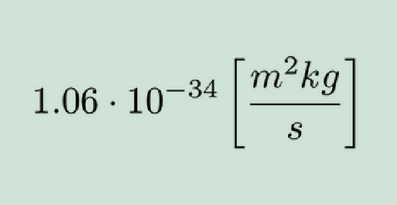 הגודל של קבוע פלנק