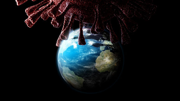 נגיף קורונה משתלט על כדור הארץ | Ruslan Shevchenko, Shutterstock