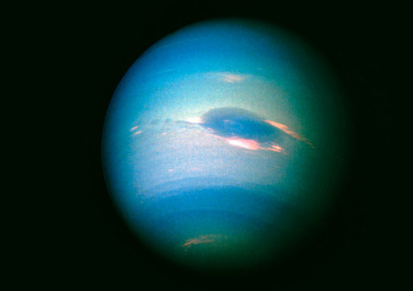 נפטון כפי שצולם מן החללית וויאג'ר 2 ב-1989