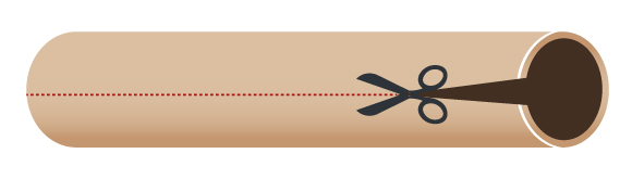 רק חיתוך נוסף יפריד את הצורה לשתיים | ruwais creative, Shutterstock