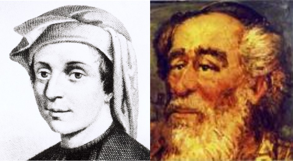 אחד שהיה ראשון ואחד שזכה להכרה. אבן עזרא (מימין) ופיבונאצ'י | מקור: ויקיפדיה, Science Photo Library