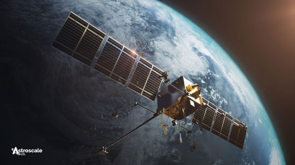 הדמיה של לוויין LEXI בחלל | מקור: Astroscale US