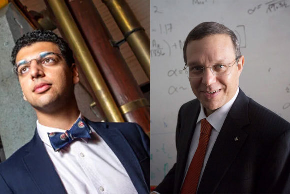 אברהם לייב (מימין) ואמיר סיראג' | צילומים: אוניברסיטת הרווארד  