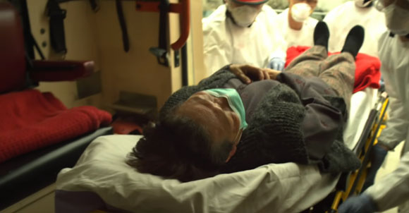 חולה. תמונה מתוך הסרט