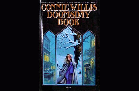 דוגמה לשינוי בספרות הבדיונית | עטיפת הספר Doomsday Book משנת 1992, בהוצאת Bantam Books