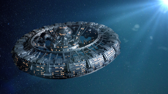 חזון של תחנת חלל בגודל של עיר | הדמיה: Dotted Yeti, Shutterstock