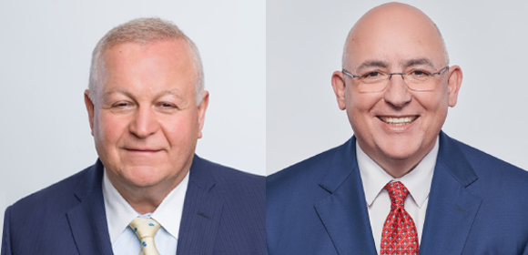 מייקל סופרדיני (מימין) וקם גפריאן | צילומים: Axiom Space