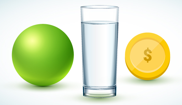 מבחינת טופולוגית, כדור שקול לכוס ולמטבע | SkillUp, Shutterstock